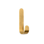 Messing Goldfarbe Gebürsteter Haken, stanzfrei, Metall-Hängehaken, klein, groß