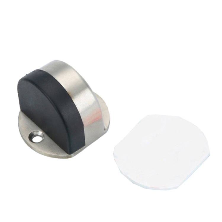 Edelstahl-Türpuffer ohne Bohren, Schlafzimmer, Badezimmer, unsichtbarer Antikollisions-Gummi-Türstopper, Schwarz, Grünbronze, Rotbronze, Gebürsteter Stahl, Gelbbronze, Porzellanweiß, Hellgold
