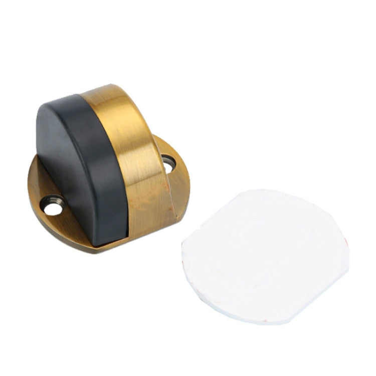 Edelstahl-Türpuffer ohne Bohren, Schlafzimmer, Badezimmer, unsichtbarer Antikollisions-Gummi-Türstopper, Schwarz, Grünbronze, Rotbronze, Gebürsteter Stahl, Gelbbronze, Porzellanweiß, Hellgold