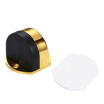 Edelstahl-Türpuffer ohne Bohren, Schlafzimmer, Badezimmer, unsichtbarer Antikollisions-Gummi-Türstopper, Schwarz, Grünbronze, Rotbronze, Gebürsteter Stahl, Gelbbronze, Porzellanweiß, Hellgold