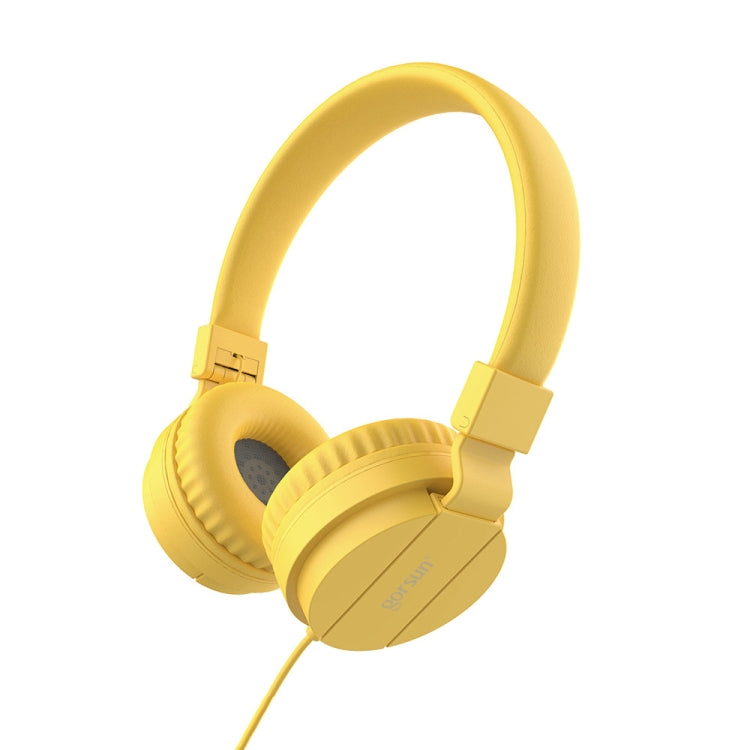 Gorsun GS-778 Handy Musik-Headset Kabelgebundene Laptop-Kinderkopfhörer, Weiß, Gelb, Blau, Schwarz, Orange, Rosarot