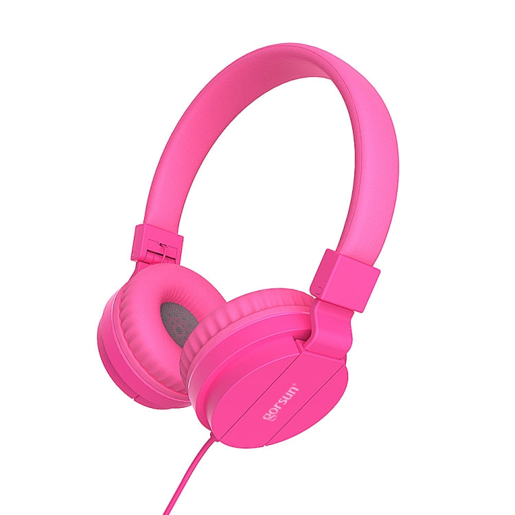 Gorsun GS-778 Handy Musik-Headset Kabelgebundene Laptop-Kinderkopfhörer, Weiß, Gelb, Blau, Schwarz, Orange, Rosarot