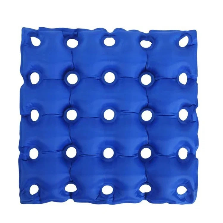 Quadratisches 25-Loch Anti-Dekubitus-aufblasbares Kissen Medizinisches Rollstuhl-aufblasbares Kissen, Rollstuhl-aufblasbares Kissen