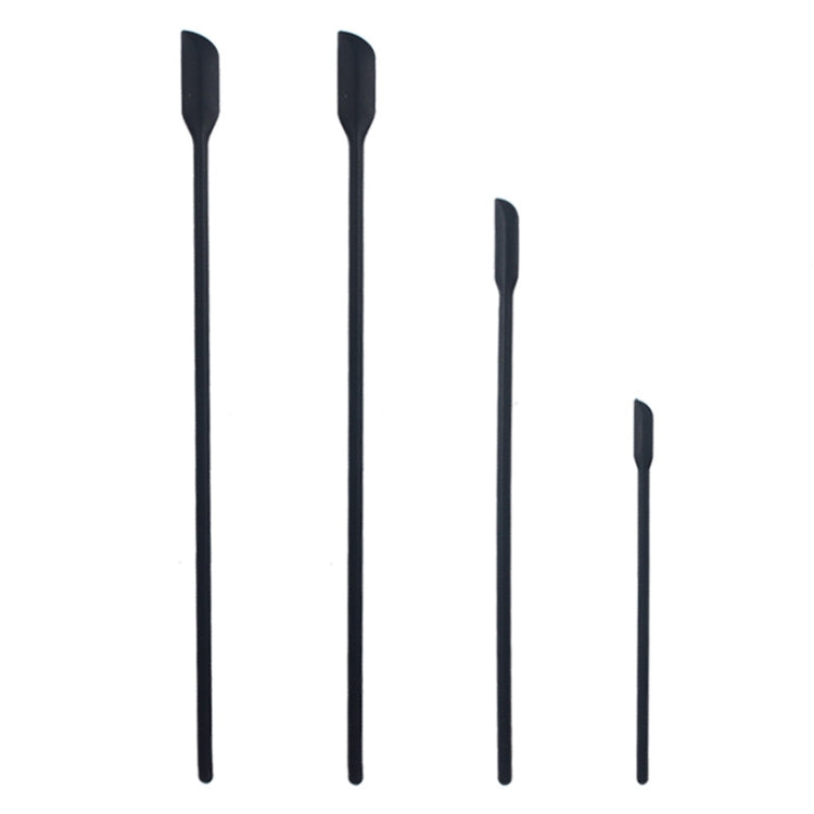 4-in-1 Silikon Mini-Spachtel-Set zum Verlängern von Kosmetikflaschen-Schabern und Marmeladenspateln, 4-in-1 Rot, 4-in-1 Schwarz, 4-in-1 Bunt, 4-in-1 Lila, 4-in-1 Grün