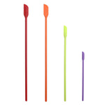 4-in-1 Silikon Mini-Spachtel-Set zum Verlängern von Kosmetikflaschen-Schabern und Marmeladenspateln, 4-in-1 Rot, 4-in-1 Schwarz, 4-in-1 Bunt, 4-in-1 Lila, 4-in-1 Grün