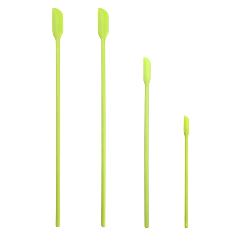 4-in-1 Silikon Mini-Spachtel-Set zum Verlängern von Kosmetikflaschen-Schabern und Marmeladenspateln, 4-in-1 Rot, 4-in-1 Schwarz, 4-in-1 Bunt, 4-in-1 Lila, 4-in-1 Grün