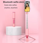 CYKE AB202 Phantom All-in-One Bluetooth Handy-Selfie-Stick Desktop-Live-Übertragungs-Stativ mit Fülllicht