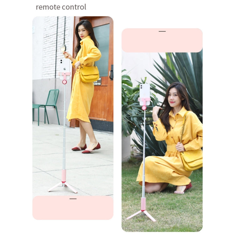 CYKE AB202 Phantom All-in-One Bluetooth Handy-Selfie-Stick Desktop-Live-Übertragungs-Stativ mit Fülllicht