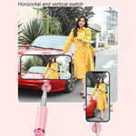 CYKE AB202 Phantom All-in-One Bluetooth Handy-Selfie-Stick Desktop-Live-Übertragungs-Stativ mit Fülllicht
