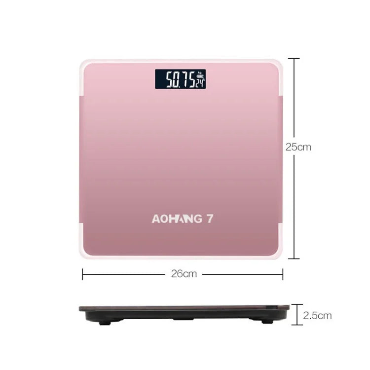 AOHANG7 Home Präzisionswaage, Batterieversion (Rot), Batterieversion (Roségold), Batterieversion (Glänzendes Schwarz)