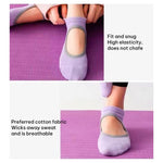 Rückenfreie Rutschfeste Yoga-Tanz-Socken Fitnessstudio Indoor-Bodensocken, 35-42