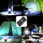 LED Zeltleuchte Solar Wiederaufladbare Campinglampe Dehnbare Multifunktionslaterne, unterstützt USB-Ausgang, Solar + EU-Stecker