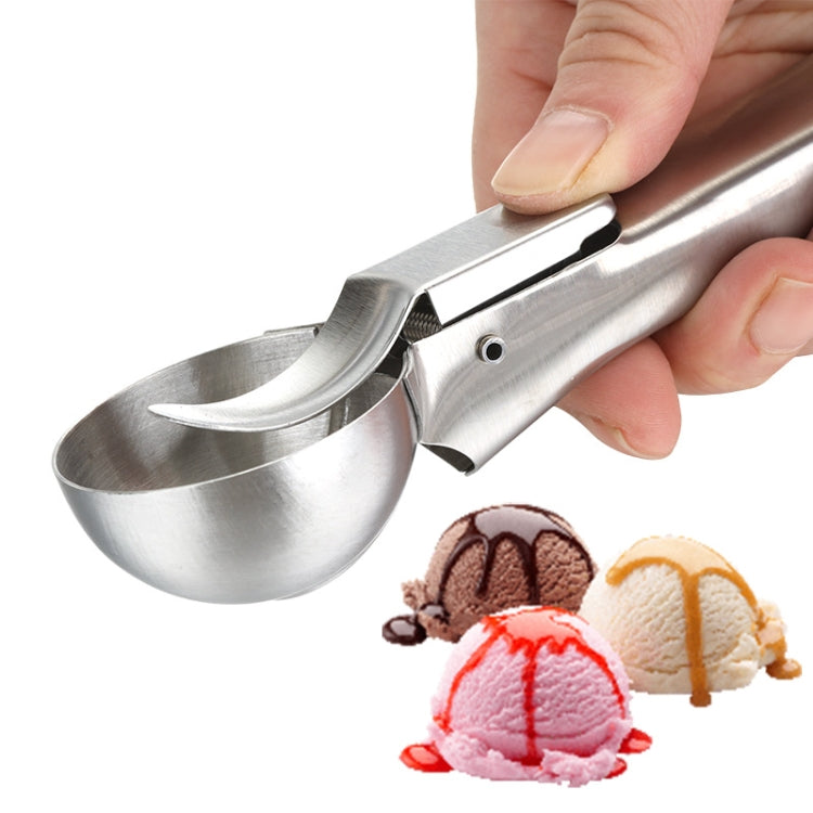 Edelstahl Eislöffel Dessertlöffel Eisportionierer, 4 Stück Edelstahl