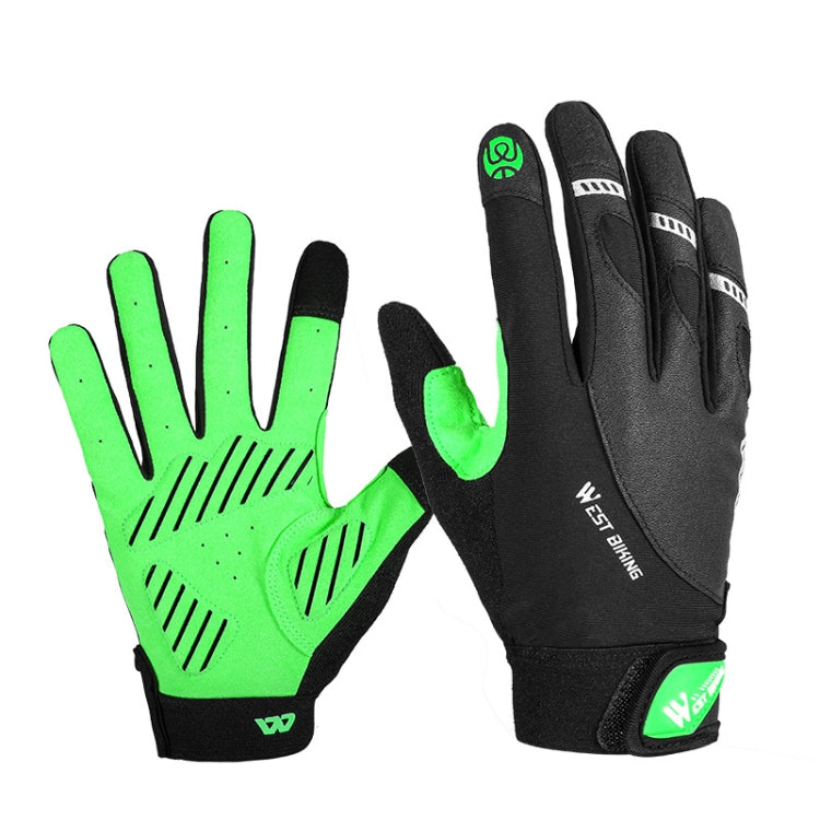 WEST BIKING YP0211209 Fahrradhandschuhe Stoßdämpfer Rutschfest Touchscreen-Handschuh, M, L, XL