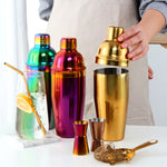 Edelstahl Shaker Cocktail Shaker Set Hand Shaker Becher Fancy Shaker, True Color Set, Gold Set, Rose Gold Set, Magic Colorful Set, Magic Red Set, True Color Shaker, Goldener Shaker, Rose Gold Shaker, Magic Colorful Shaker, Magic Red Shaker