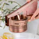 Manuelle Saftpresse aus Edelstahl, abnehmbarer Entsafter, kommerzieller Entsafter mit großem Fassungsvermögen, Golden, Roségold, Magic Colorful, Magic Red
