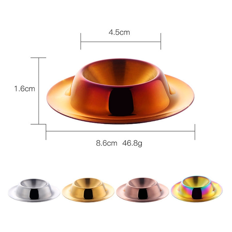 Eierbecher aus Edelstahl, Silber, Gold, Roségold, Magic Colorful, Magic Red