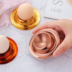 Eierbecher aus Edelstahl, Silber, Gold, Roségold, Magic Colorful, Magic Red