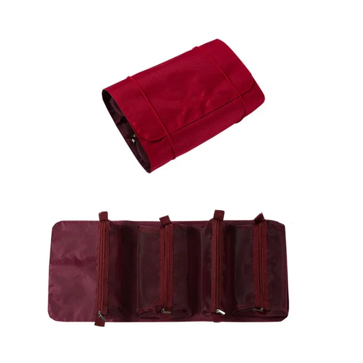 4-in-1 Multifunktions-Kosmetiktasche Abnehmbare, großvolumige Reisetasche für Kosmetik und Waschartikel, Rotwein, Schwarz, Grau, Upgrade-Grün, Upgrade-Pink, Upgrade-Blau, Upgrade-Violett, Upgrade-Weiß