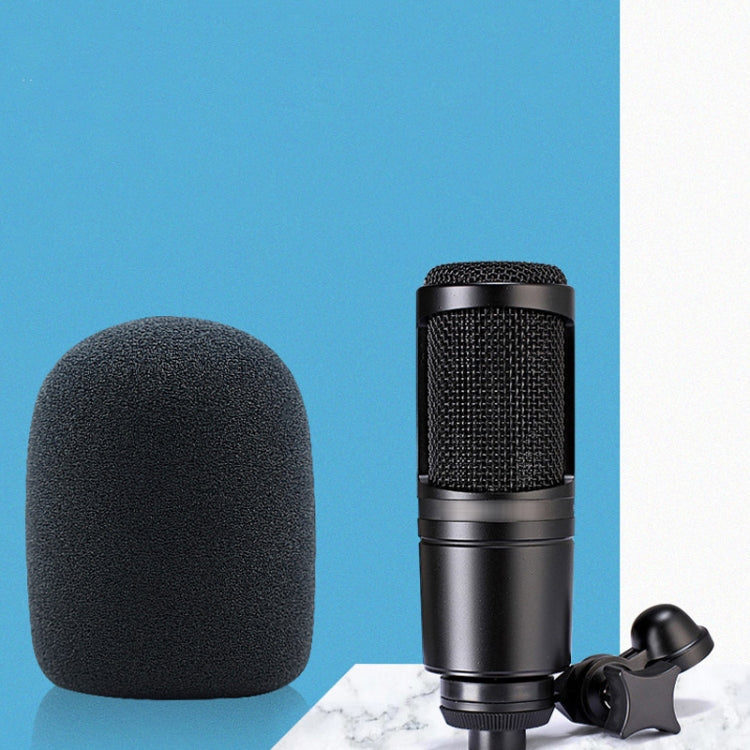 2 Stück Passend für Audio-Technica AT2020/ATR2500/AT2035 Mikrofon-Schaumstoffabdeckung Blas- und Windschutz-Mikrofonabdeckung