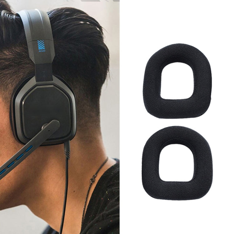 2 Stück Gaming-Headset-Schwamm-Schutzetui, Flanell-Ohrpolster Für Logitech A10, Kopfband Für Logitech A10, Flanell-Ohrpolster Für Logitech A40, Flanell-Ohrpolster Für Logitech A50, Flanell-Kopfband Für Logitech A50