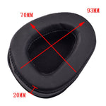 1 Paar Kopfhörer-Schwamm-Leder-Ohrpolster Für Skullcandy Aviator 2, Schwarz, Braun