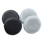 2 STÜCK Kopfhörer-Leder-Ohrpolster für Edifier W570BT / W670BT, Schwarz, Silbergrau