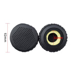 2 STÜCK Kopfhörer-Leder-Ohrpolster für Edifier W570BT / W670BT, Schwarz, Silbergrau