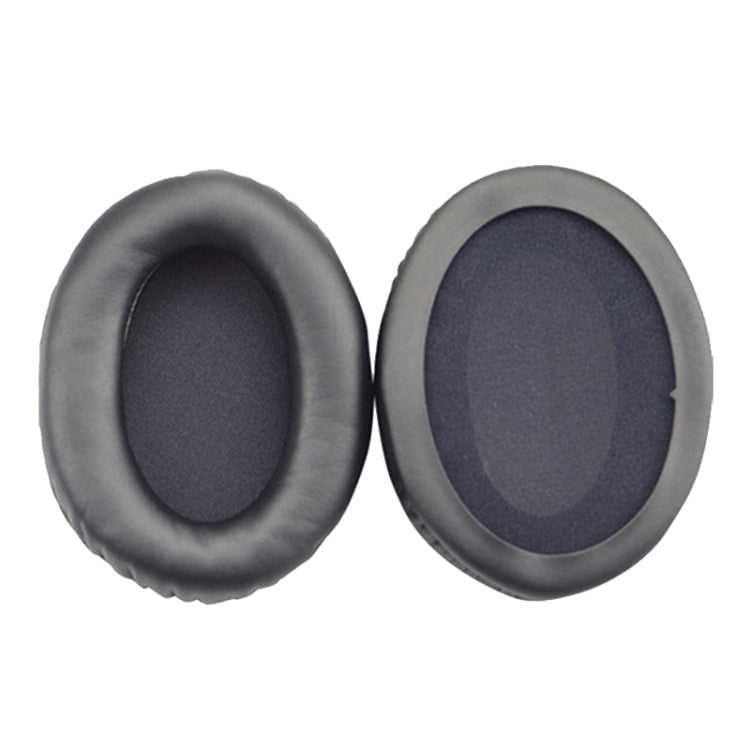 2 STÜCK Headset-Schwammüberzug Ohrpolster Lederhülle für Kingston Cloud Silver II, Farbe: Schwarz, Schwarz, Schwarz kombiniert, Weiß kombiniert, Gitter, Lammleder Schwarz, Lammleder Weiß
