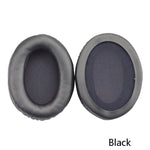2 STÜCK Headset-Schwammüberzug Ohrpolster Lederhülle für Kingston Cloud Silver II, Farbe: Schwarz, Schwarz, Schwarz kombiniert, Weiß kombiniert, Gitter, Lammleder Schwarz, Lammleder Weiß
