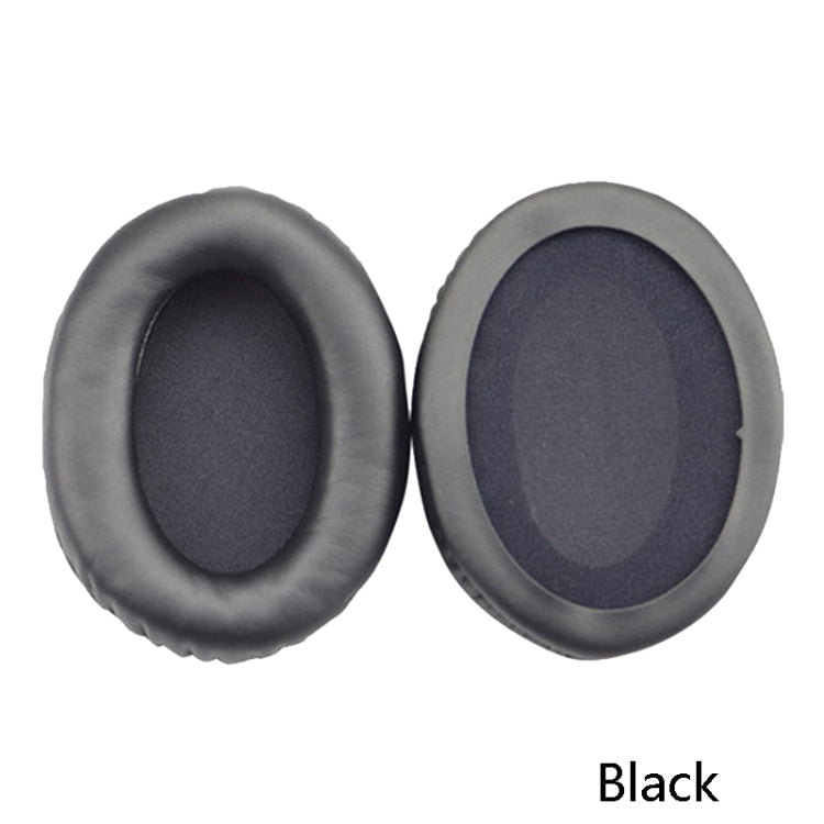 2 STÜCK Headset-Schwammüberzug Ohrpolster Lederhülle für Kingston Cloud Silver II, Farbe: Schwarz, Schwarz, Schwarz kombiniert, Weiß kombiniert, Gitter, Lammleder Schwarz, Lammleder Weiß