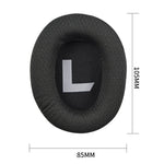 2 PCS Suitable for Somic G936N Commander Headphone Cover Sponge Cover Head-mounted Gaming Earmuffs, Black Mesh