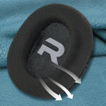 2 PCS Suitable for Somic G936N Commander Headphone Cover Sponge Cover Head-mounted Gaming Earmuffs, Black Mesh