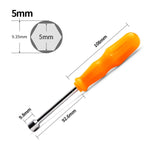 4 Stück Sechskant-Steckschlüssel Handwerkzeug Schraubenschlüssel, 5mm, 5,5mm, 6mm, 7mm, 8mm, 9mm, 10mm