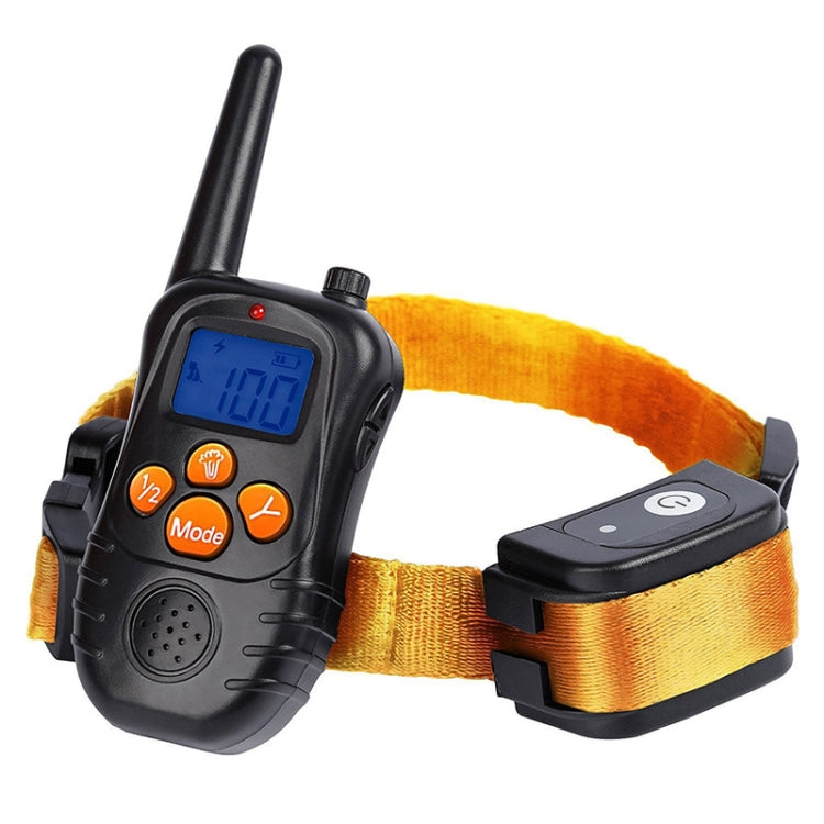 998DC Bellkontrolle Ferntrainer Anti-Biss-Halsband Elektroschock-Hundetrainingsgerät, UK-Stecker