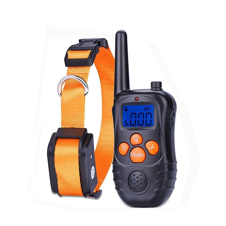 998DC Bellkontrolle Ferntrainer Anti-Biss-Halsband Elektroschock-Hundetrainingsgerät, UK-Stecker