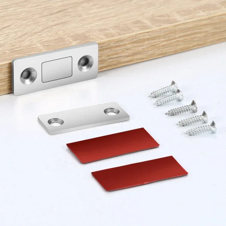 Punch-Free Invisible Cabinet Door Magnetic Suction Launcher Door Suction Double Magnet Sliding Door Suction, Black, Golden, Green Bronze, Red Bronze, Yellow Bronze