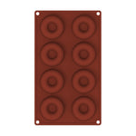 Backofen-Backwerkzeuge Silikonkuchen-Donutform, 8-fach Braun, 6-fach Blau, 6-fach Lila, 6-fach Grün, 6-fach Orange, 6-fach Gelb, 6-fach Rot