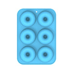 Backofen-Backwerkzeuge Silikonkuchen-Donutform, 8-fach Braun, 6-fach Blau, 6-fach Lila, 6-fach Grün, 6-fach Orange, 6-fach Gelb, 6-fach Rot
