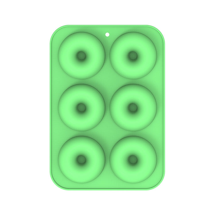 Backofen-Backwerkzeuge Silikonkuchen-Donutform, 8-fach Braun, 6-fach Blau, 6-fach Lila, 6-fach Grün, 6-fach Orange, 6-fach Gelb, 6-fach Rot