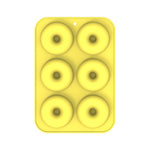 Backofen-Backwerkzeuge Silikonkuchen-Donutform, 8-fach Braun, 6-fach Blau, 6-fach Lila, 6-fach Grün, 6-fach Orange, 6-fach Gelb, 6-fach Rot