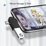 10 St. LI-09 USB 3.0 Buchse auf USB-C / Typ-C + Micro USB Stecker Multifunktions-OTG-Adapter mit Umhängeband, Schwarz, Gold, Silber, Roségold