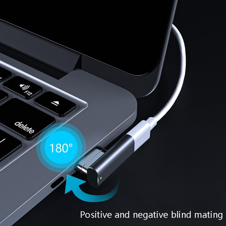 20-Pin-Winkel-Magnet-USB-C-/Typ-C-Adapter unterstützt Laden und 4K-Videoübertragung, Silber, Grau, Schwarz