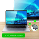 20-Pin-Winkel-Magnet-USB-C-/Typ-C-Adapter unterstützt Laden und 4K-Videoübertragung, Silber, Grau, Schwarz