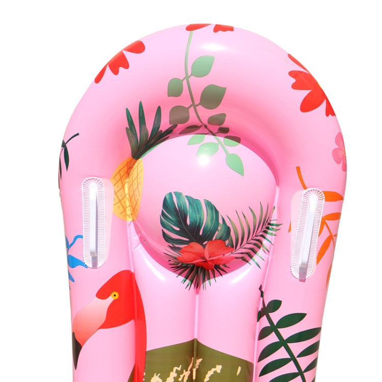 Cartoon Tiermuster PVC Auftriebstafel Wasseraufblasbares Kinder-Surfbrett, 117x54cm