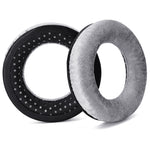 2 STÜCK Ohrpolster-Überzug für Beyerdynamic DT990 / DT880 / DT770 Pro, (Schwarz), (Grau), (Kopfbandschutz)
