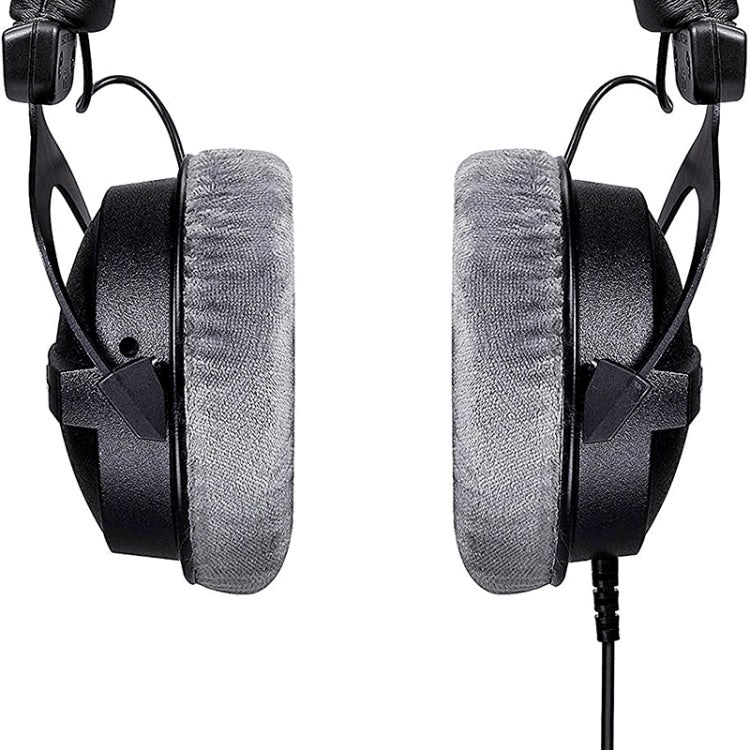 2 STÜCK Ohrpolster-Überzug für Beyerdynamic DT990 / DT880 / DT770 Pro, (Schwarz), (Grau), (Kopfbandschutz)