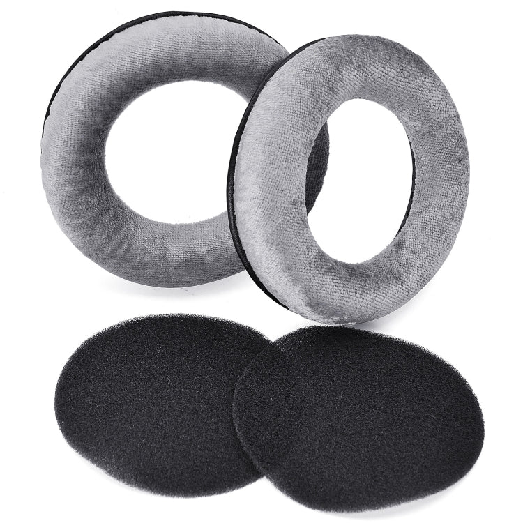 2 STÜCK Ohrpolster-Überzug für Beyerdynamic DT990 / DT880 / DT770 Pro, (Schwarz), (Grau), (Kopfbandschutz)