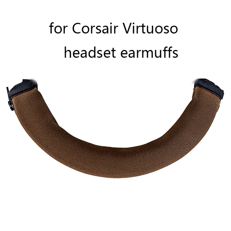 2 STÜCK Kopfbandschutz-Hülle für Corsair Virtuoso RGB, Schwarz, Braun, Grau