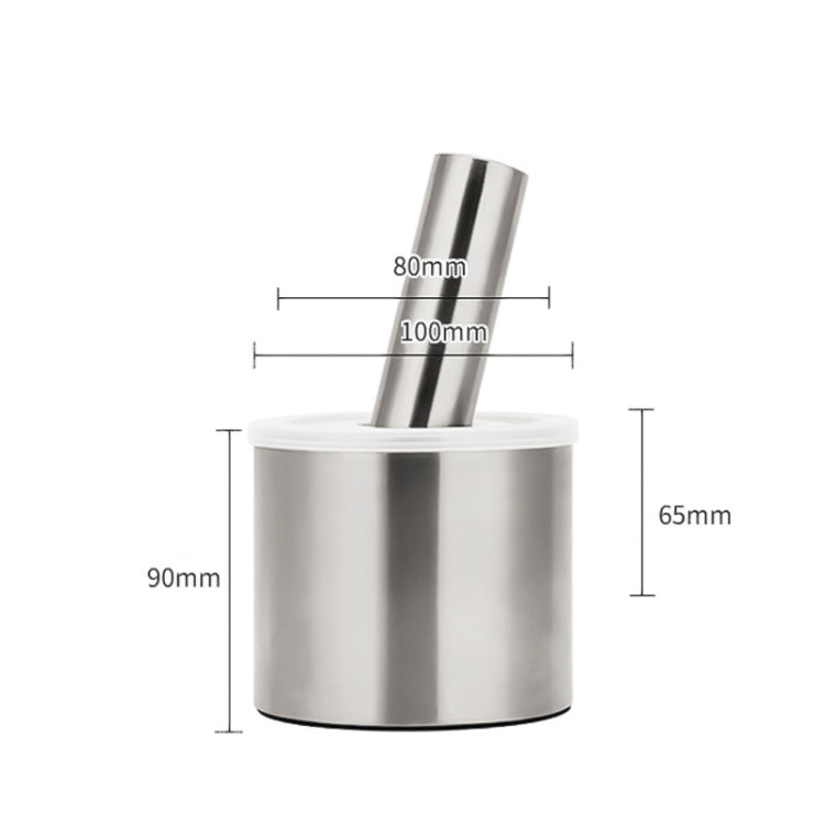 Küche 304 Edelstahl Knoblauchpresse Gewürz Bohnen Nuss Zerkleinerer, gerade Form, taillierte Form, Trommelform, große Schalenform, große Trommelform